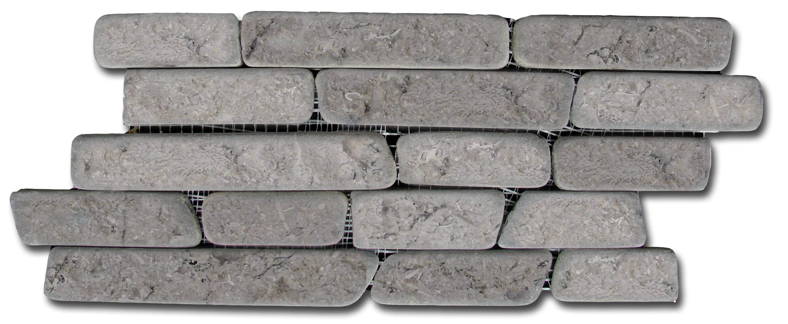 Slice Pebbles Horizontal Mixed Black White