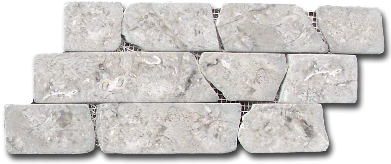 Slice Pebbles Horizontal Mixed Black White